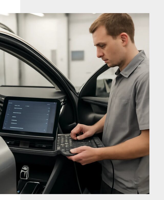 Русификация мультимедиа автомобилей Lynk Co в Одинцове