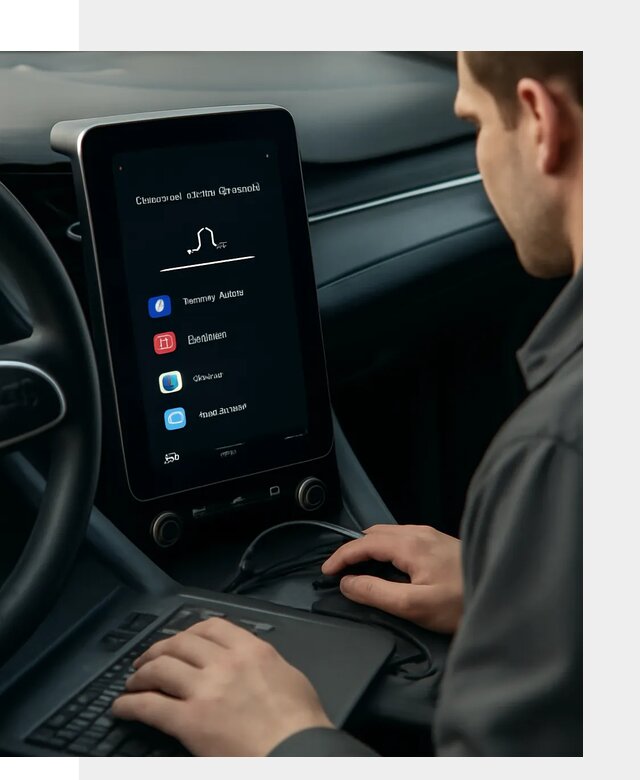 Установка приложений Lynk Co на автомобиль в Одинцове